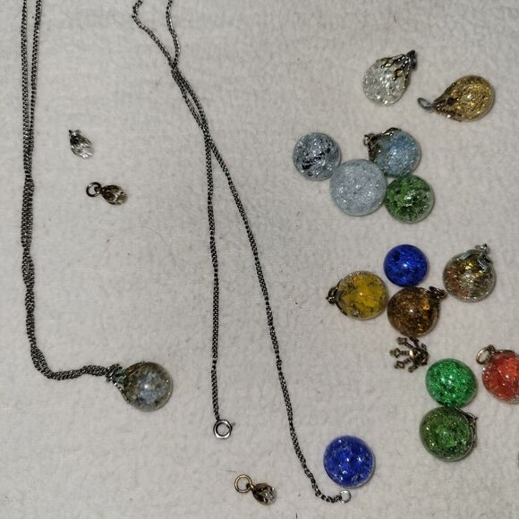 Vtg Jewelry Womens Earings Necklaces Assorted Lot Mid Century Modern Retro - Picture 9 of 16
